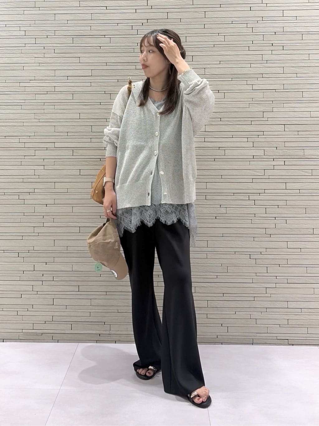 DOUDOU | 【完売カラー再追加!】ヘムレースタンク | Rakuten Fashion