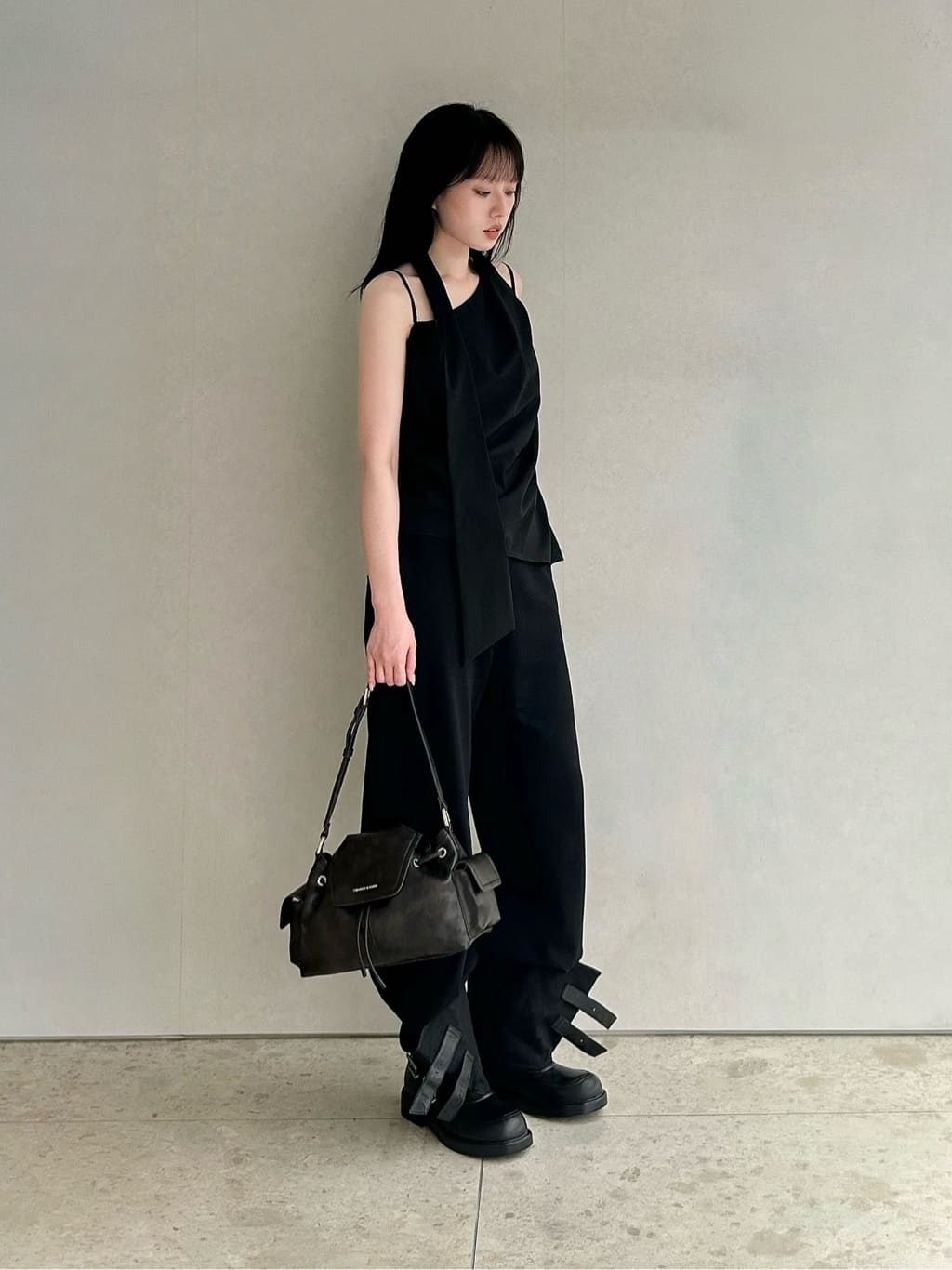 CHARLES & KEITH | Noane ノアン サイドポケット バケツバッグ