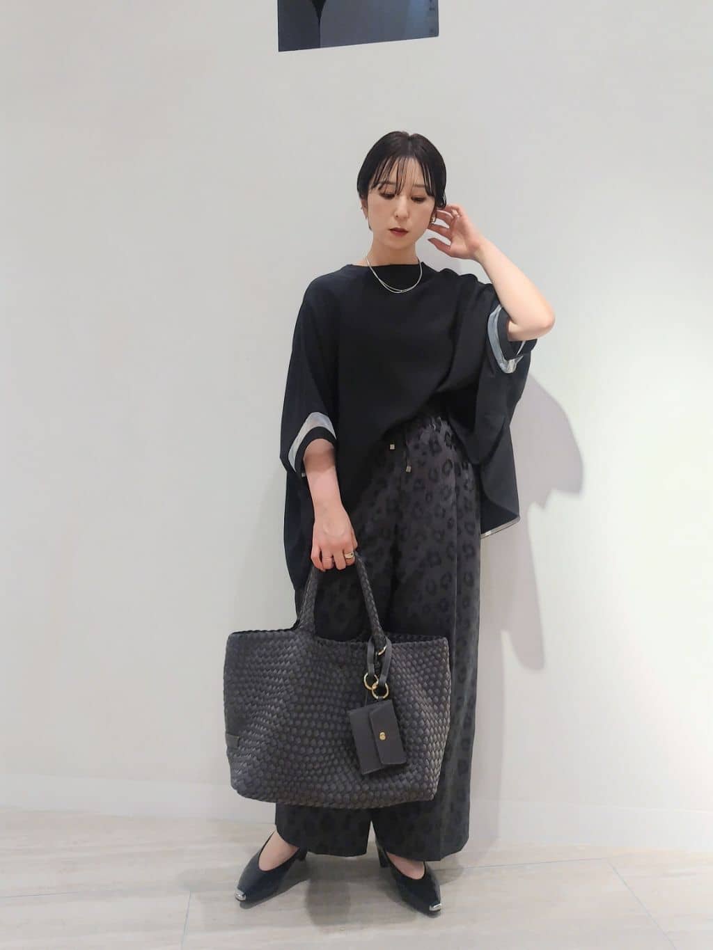 Vin | ミニポーチ付き編み込みスクエアビッグトート | Rakuten Fashion