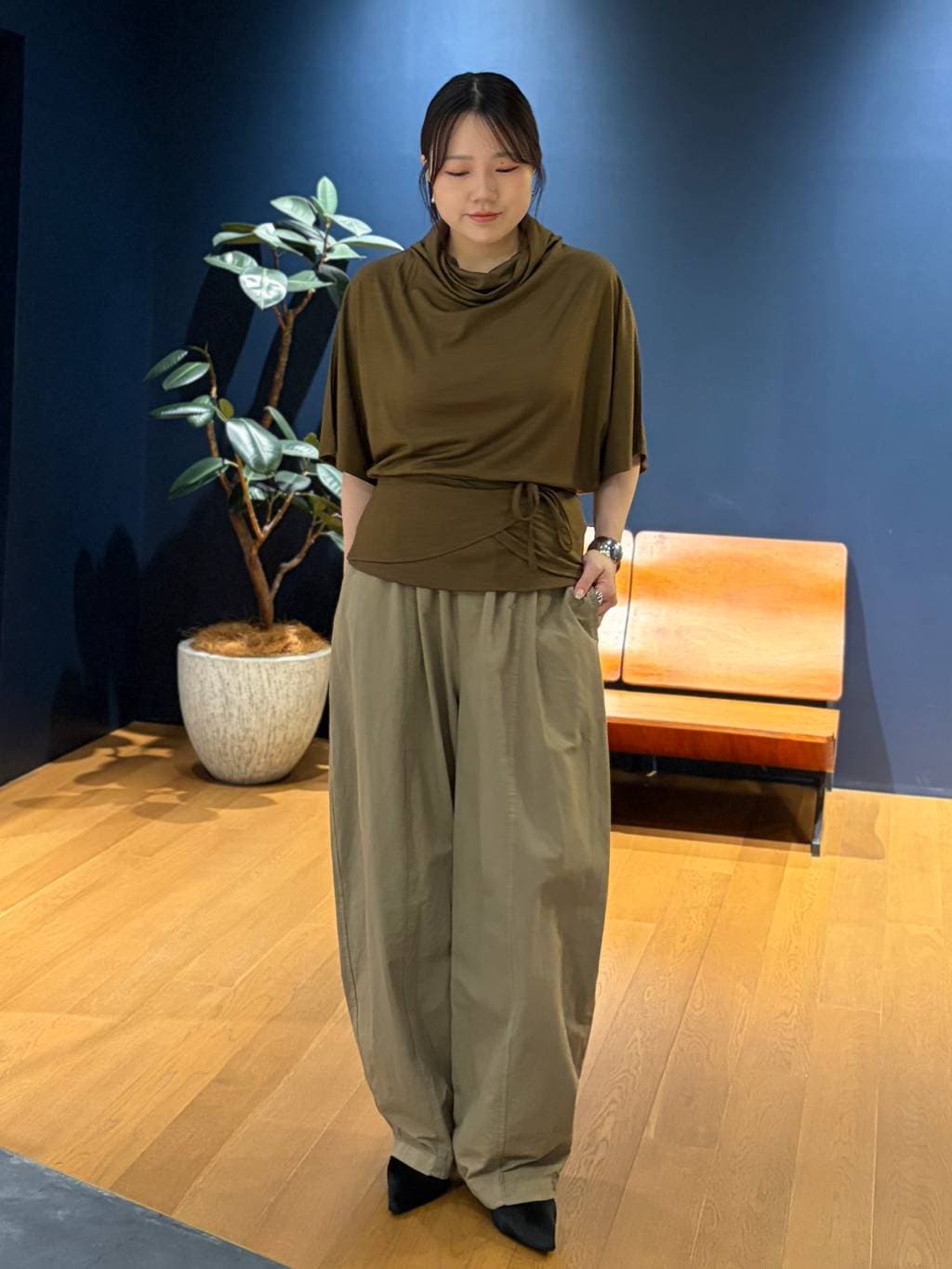 Curensology | コットンリネンドロストパンツ | Rakuten Fashion(楽天