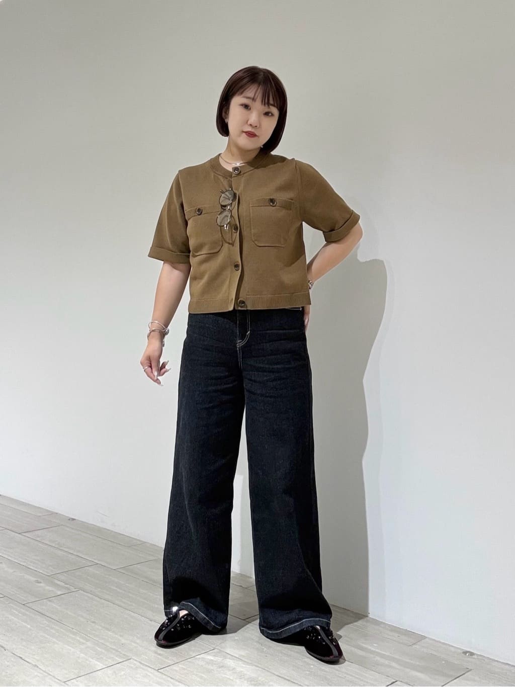 BEAUTY&YOUTH UNITED ARROWS | ポケット ハーフスリーブ カーディガン