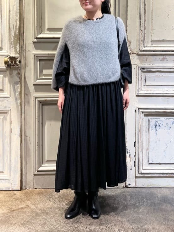 BEARDSLEY | ファーニットポンチョ | Rakuten Fashion(楽天