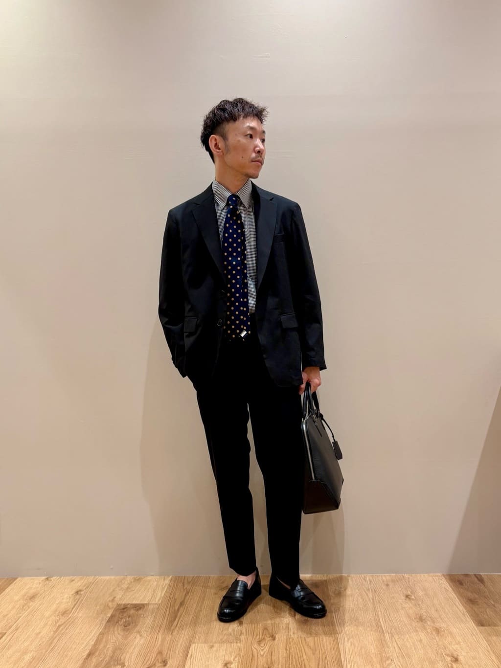UNITED ARROWS green label relaxing | エンボス レザー ブリーフ