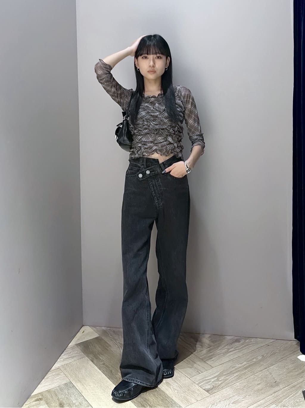 moussy | CROSS WAIST WIDE ストレート | Rakuten Fashion(楽天