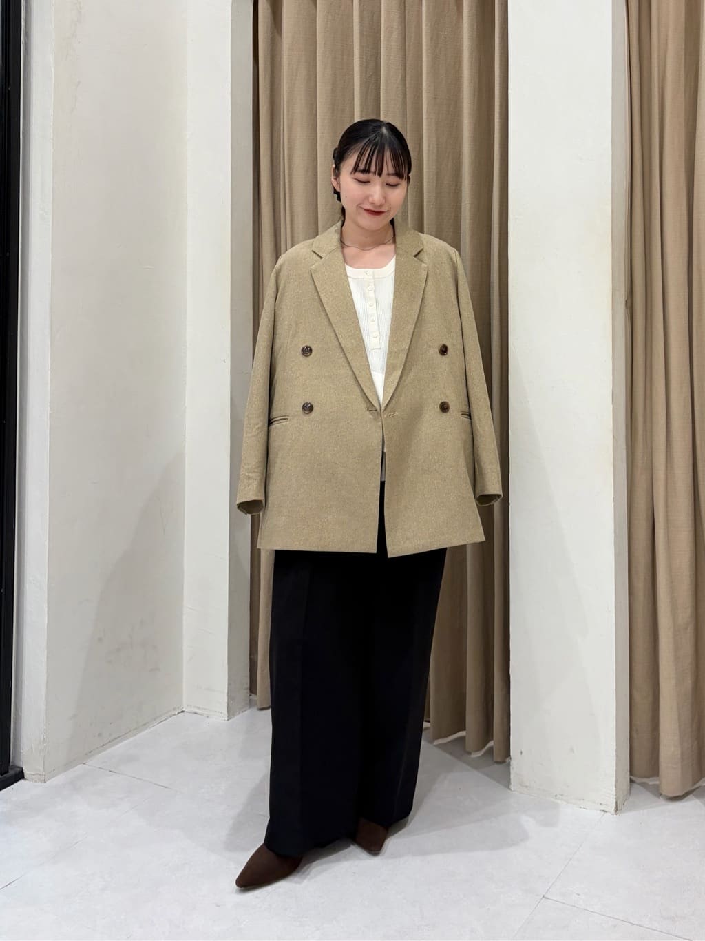 CAPRICIEUX LE'MAGE | アシメペプラムヘンリーニット | Rakuten