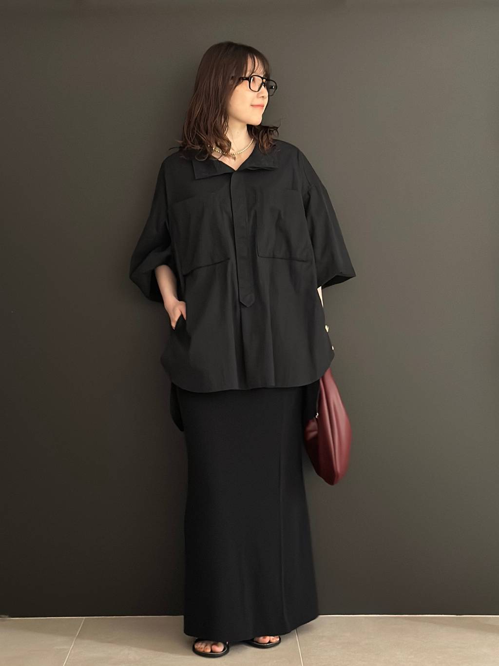 Curensology☆カレンソロジー コットンリブタイトスカート 黒 Curensology | コットンリブタイトスカート | Rakuten Fashion(楽天