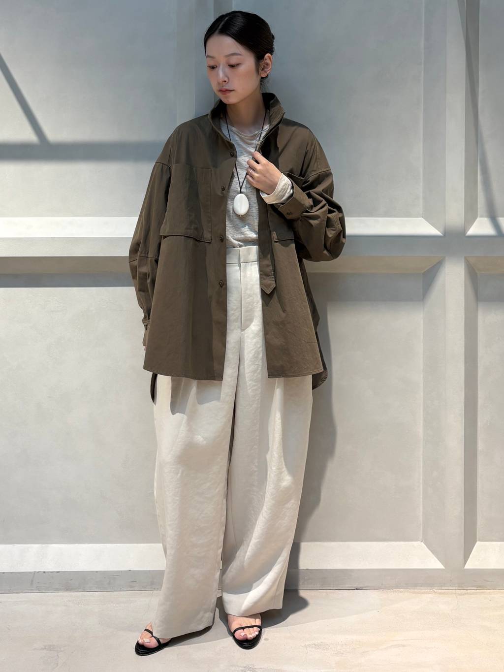 Curensology | シアーリネンロングスリーブTシャツ | Rakuten Fashion