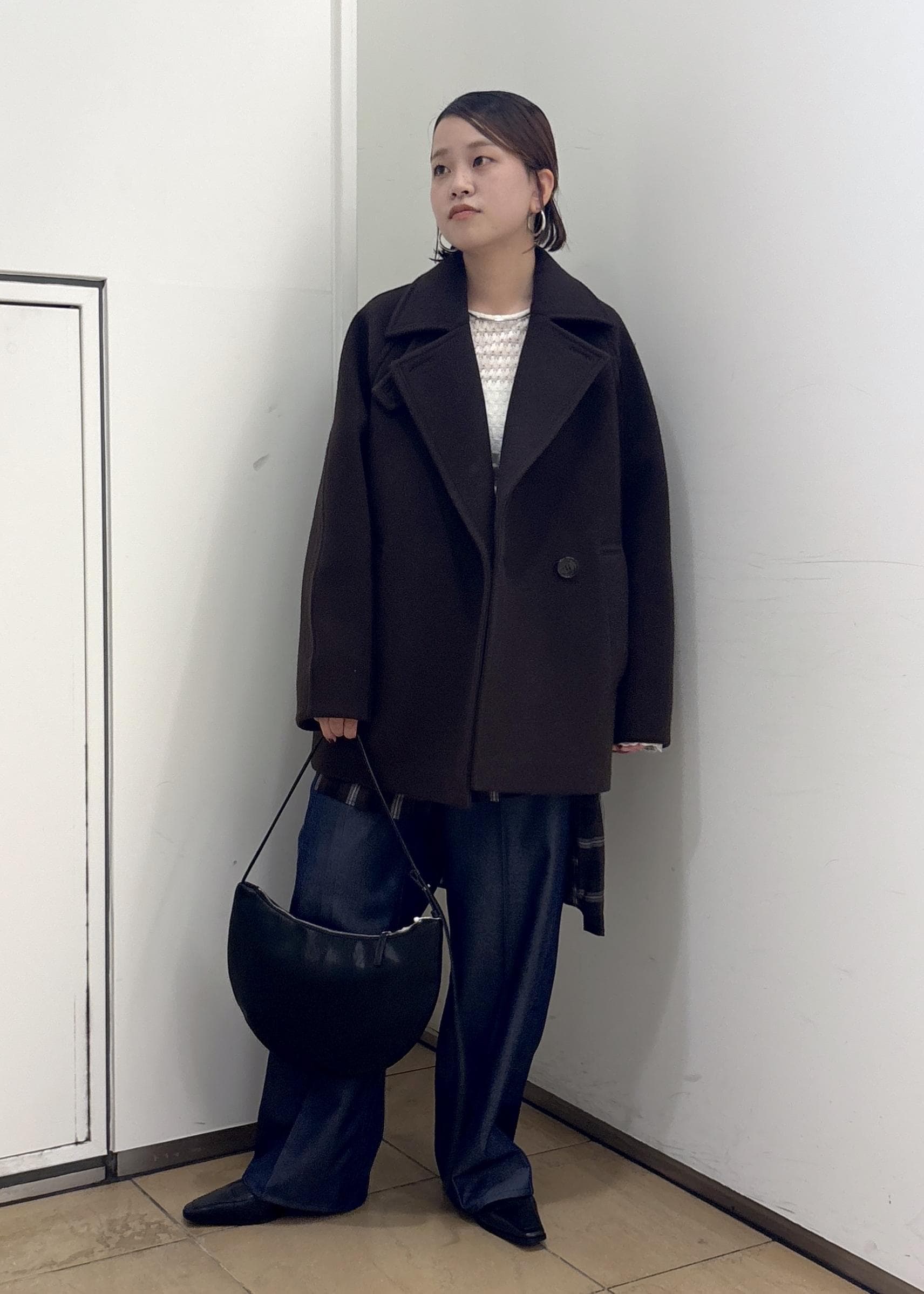 ADAM ET ROPE' | 【定番】ウールボンディングミドルコート | Rakuten