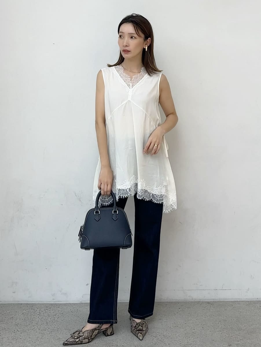 Mila Owen | レーストリムトップス | Rakuten Fashion(楽天