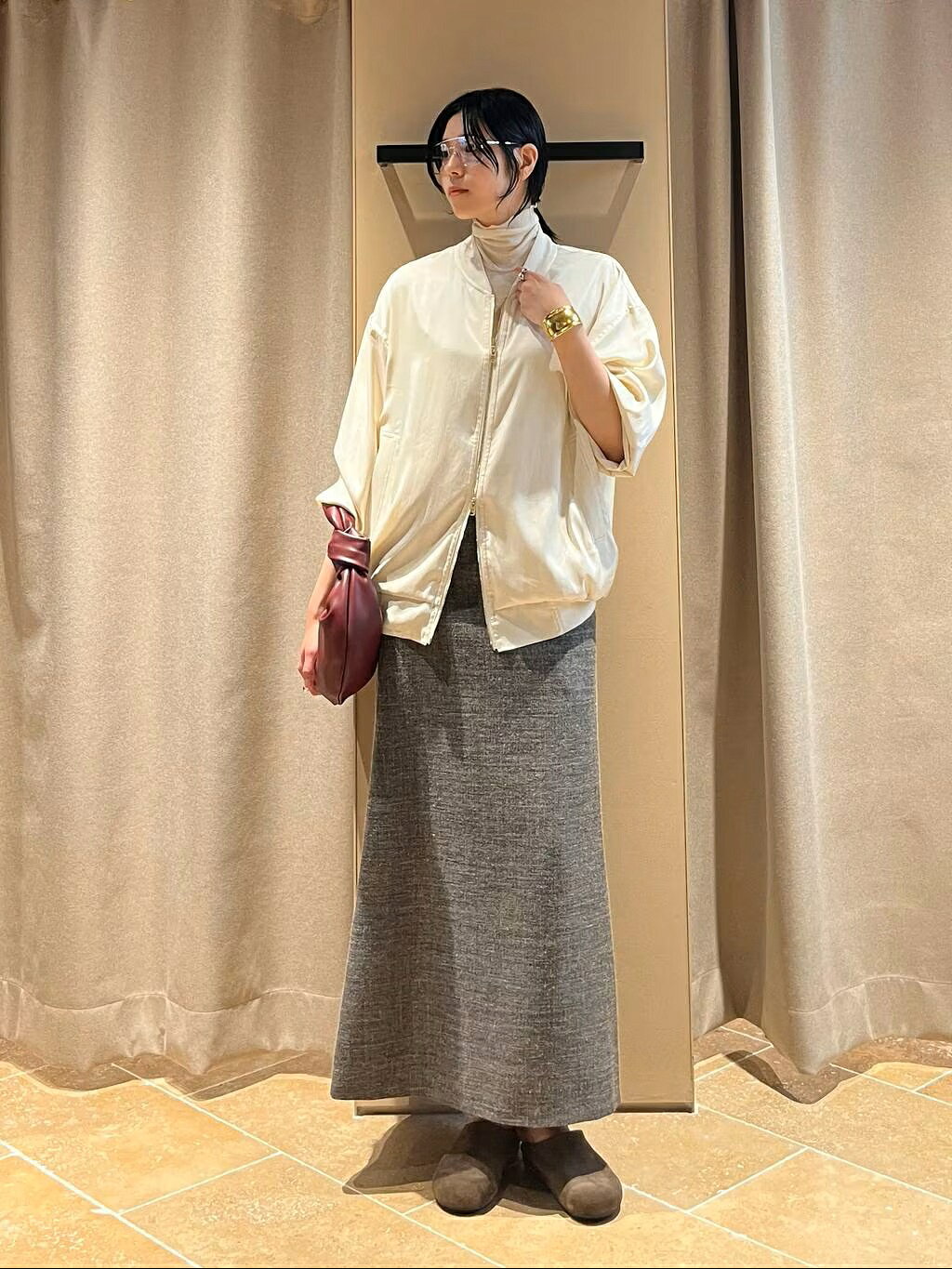 Curensology | ツイルストレッチブルゾン | Rakuten Fashion(楽天