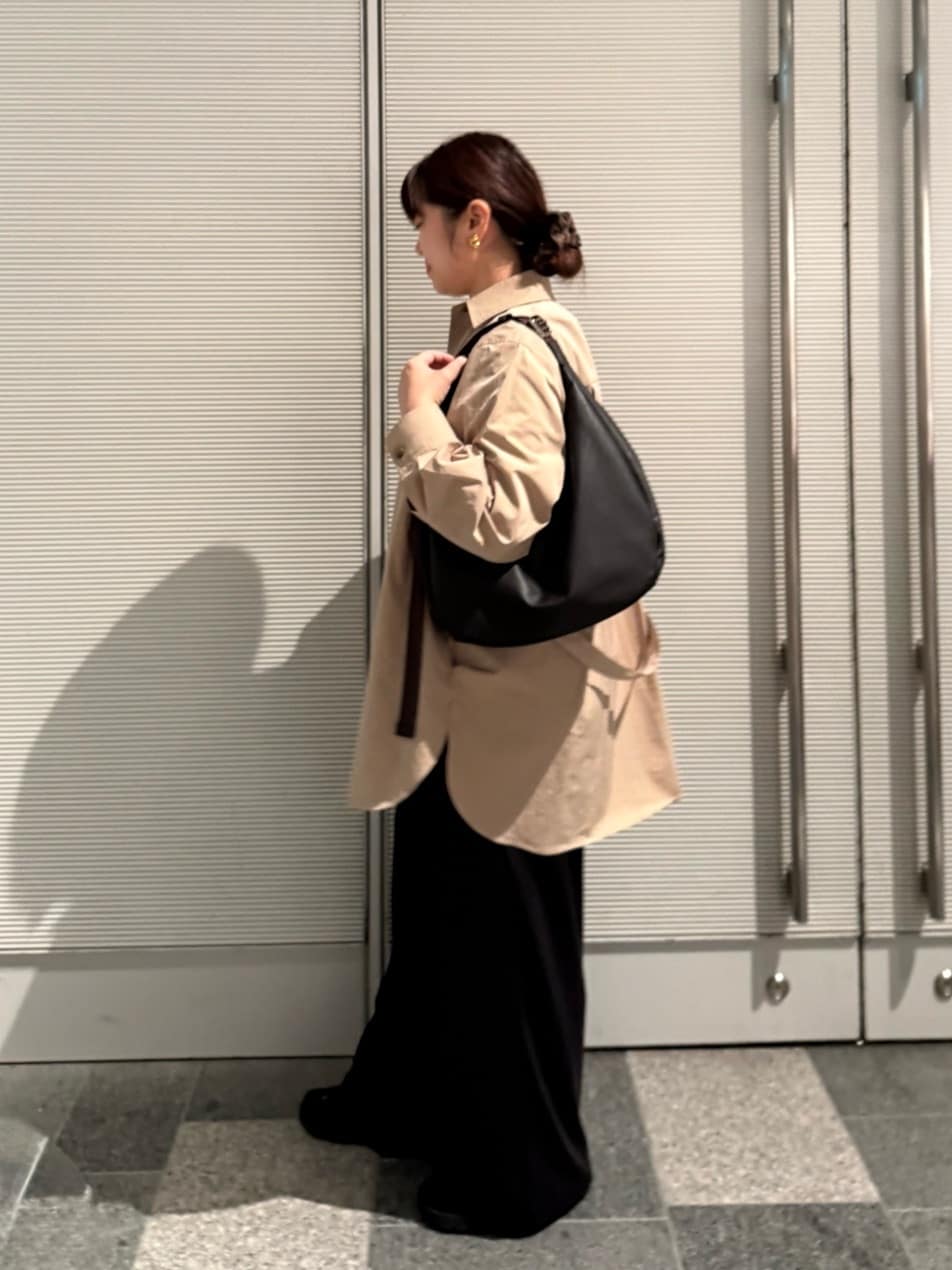 russet | 《本革/490g》ソフトレザーラウンドビッグショルダーバッグ