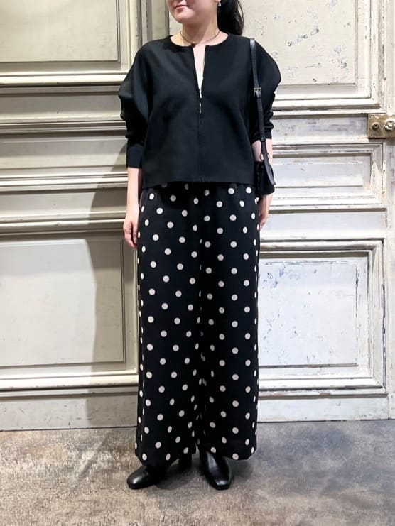 BEARDSLEY | ドットプリントパンツ | Rakuten Fashion(楽天