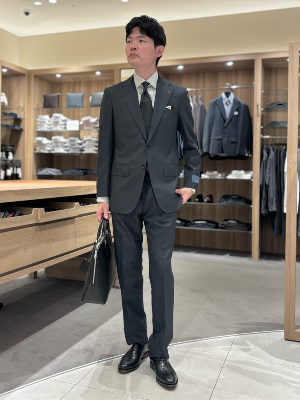 UNITED ARROWS green label relaxing | <Bleck>8.0cm コモン3 ネクタイ