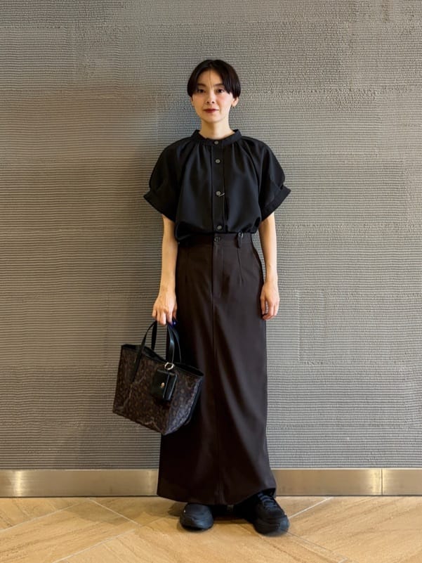 UNITED ARROWS green label relaxing | スタンドネック 2WAY ブラウス