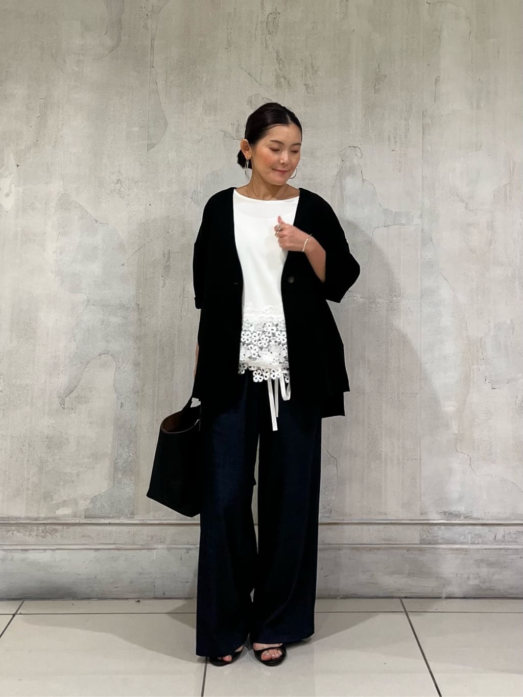 BEARDSLEY | ストレッチジョーゼットハオリ【セットアップ・オフィス