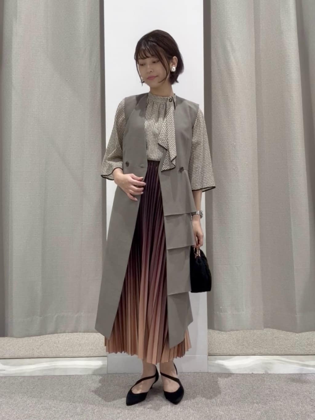 Vin | グラデーションプリーツスカート | Rakuten Fashion(楽天