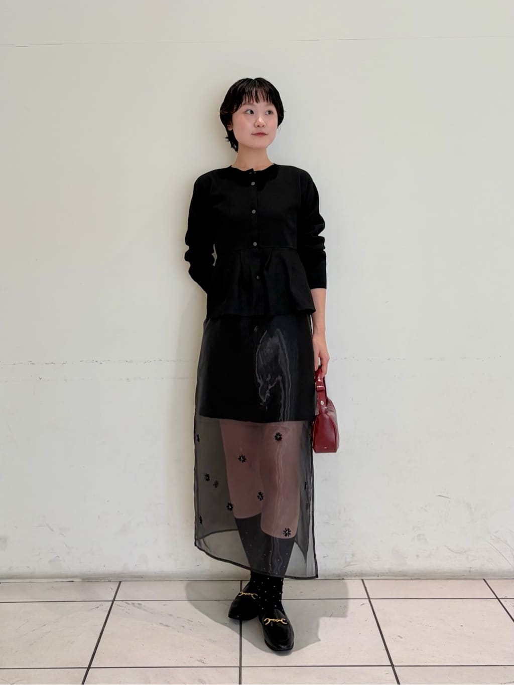 UNITED ARROWS green label relaxing | <GLR_MINE>ペプラム ニット