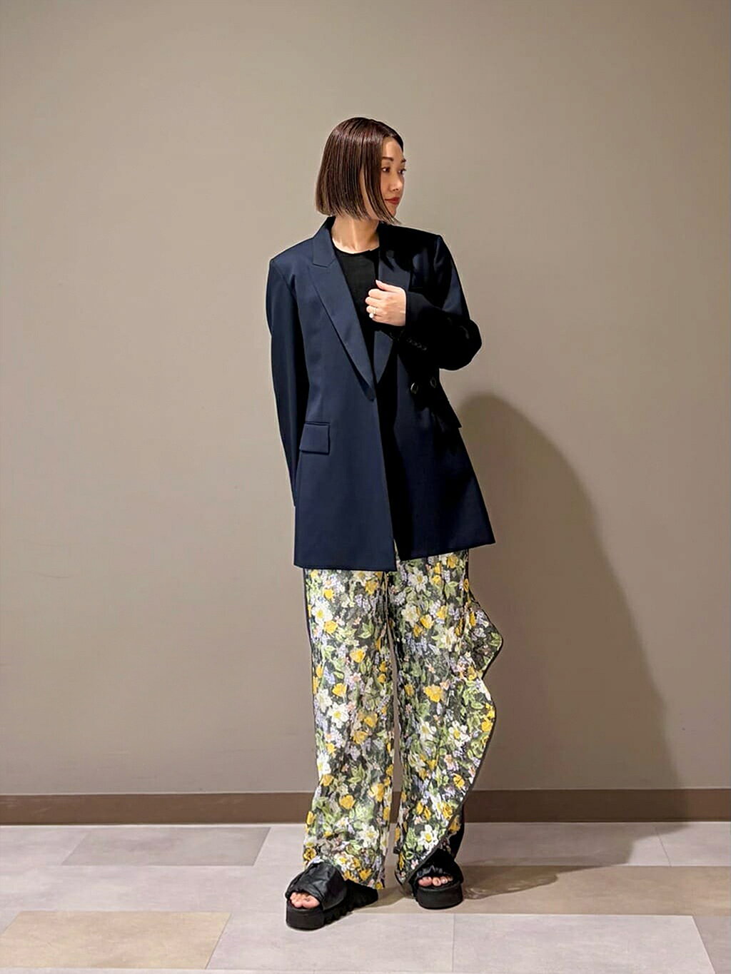 ADORE | ◇ボタニカルプリントレースパンツ | Rakuten Fashion(楽天