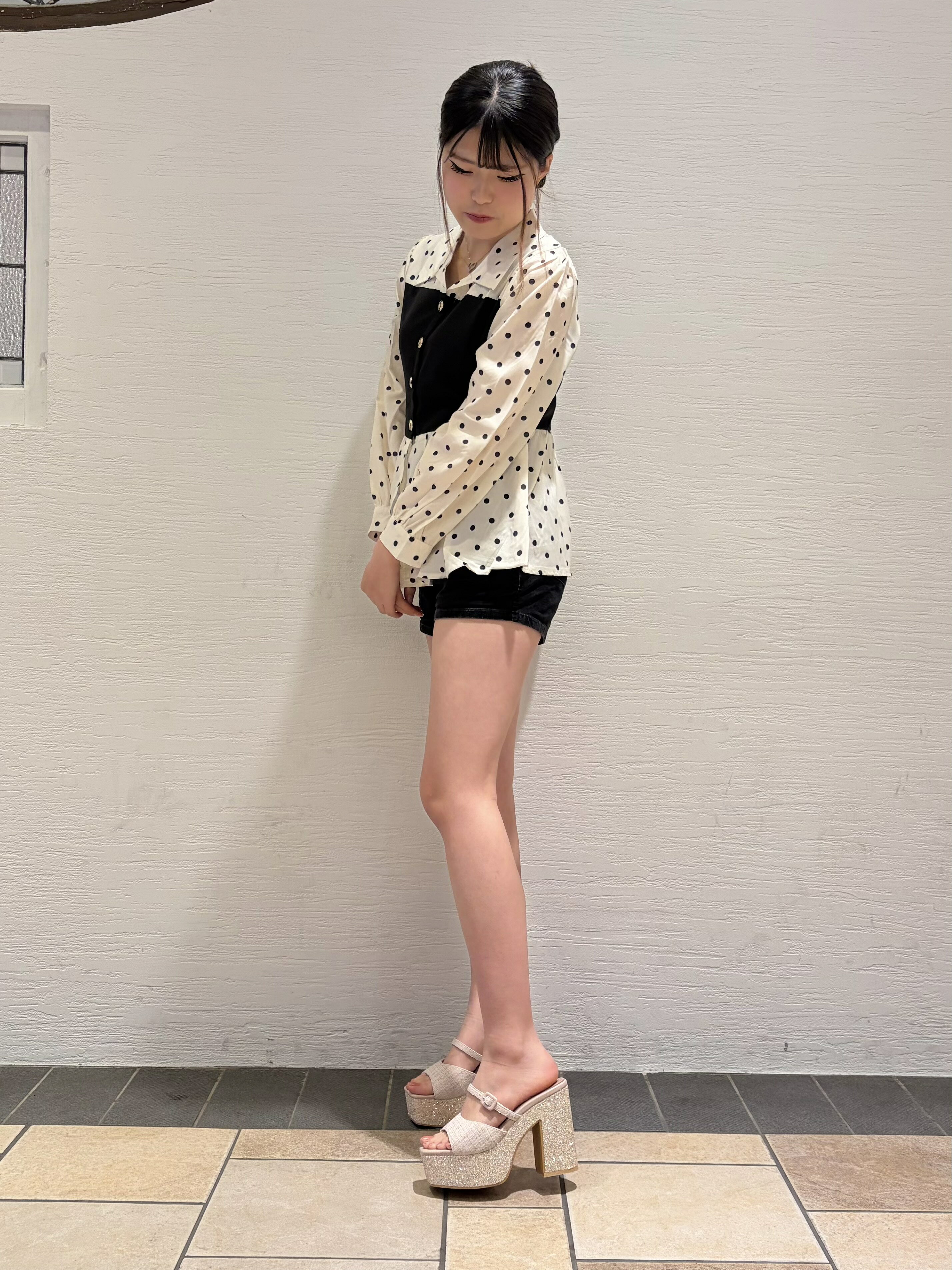 ESPERANZA | 【ラク盛り/約12cm】ラク盛り厚底グリッターツイード