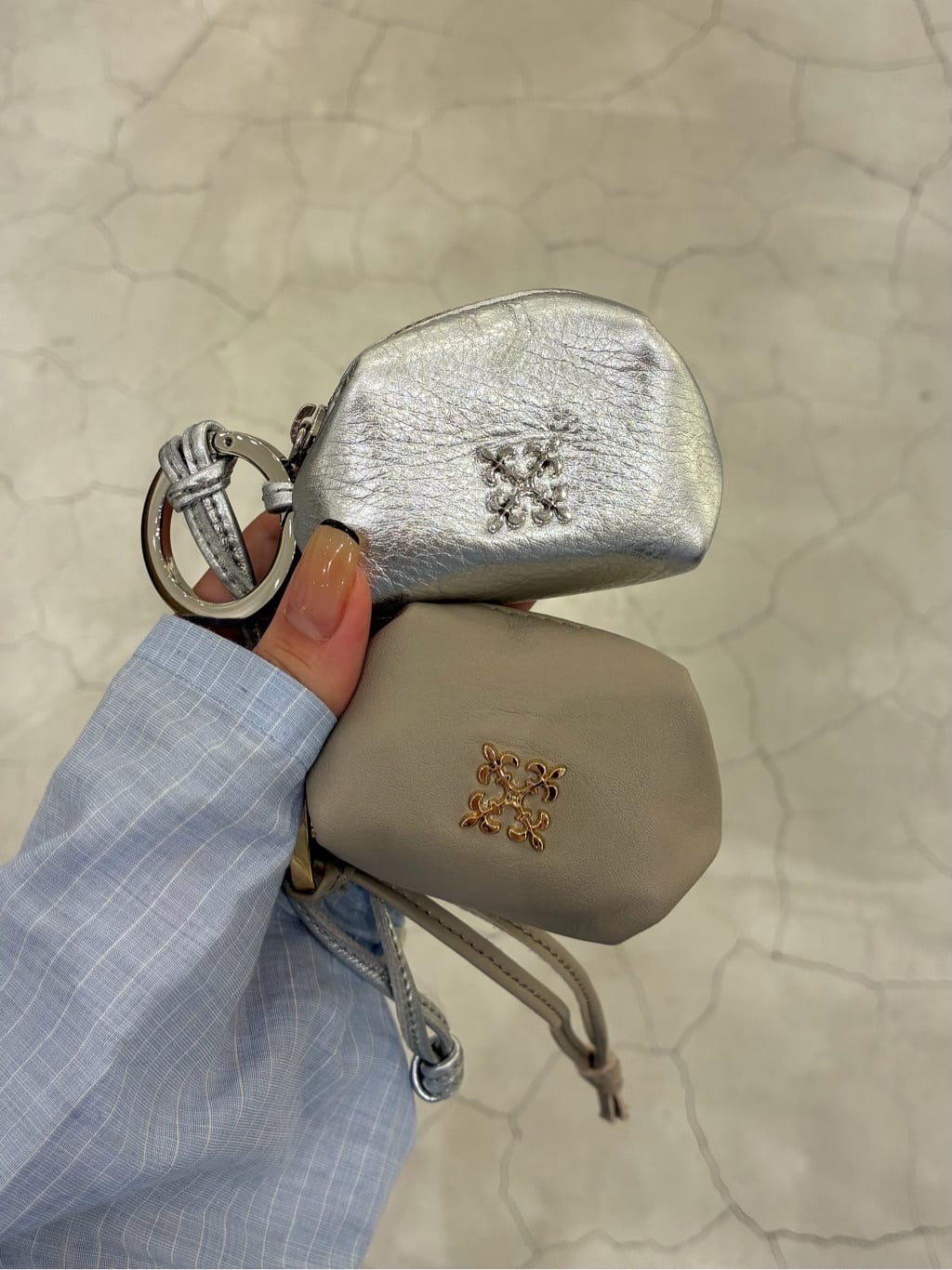 russet | カラビナ付き レザーミニポーチ型チャーム | Rakuten Fashion