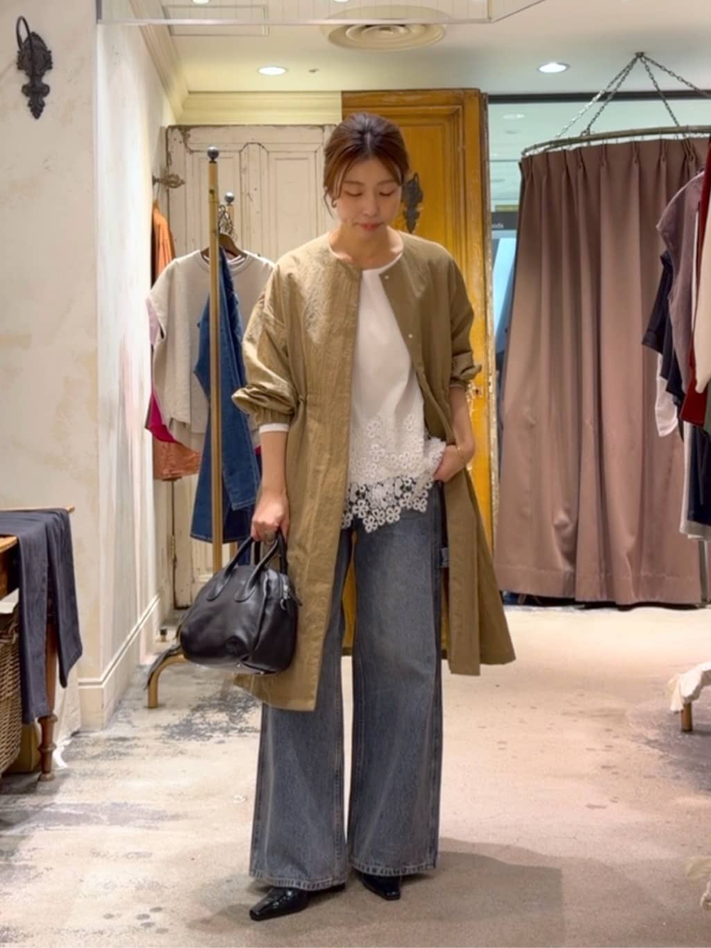 BEARDSLEY | FWバルーン袖フレアーコート | Rakuten Fashion(楽天