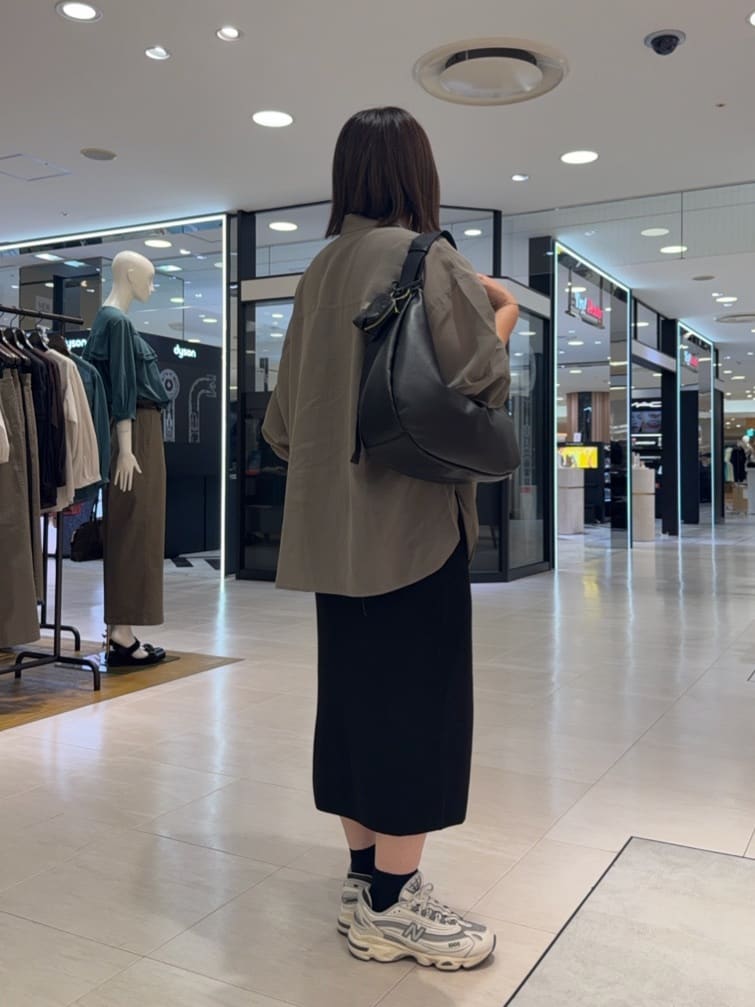 russet | 《本革/490g》ソフトレザーラウンドビッグショルダーバッグ