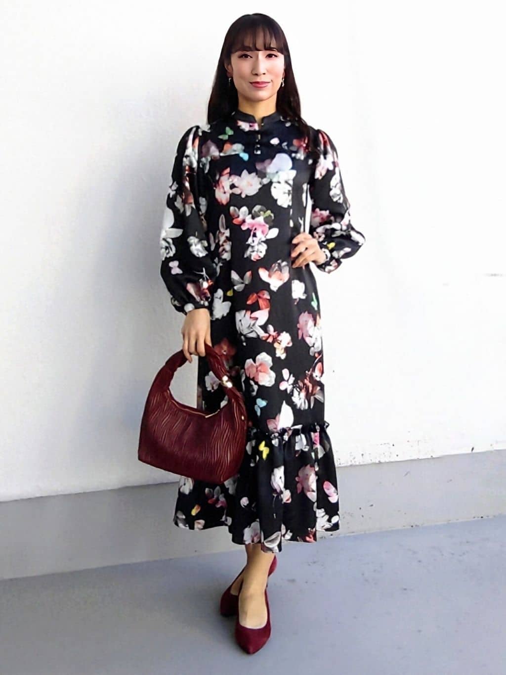 SunaUna | 【COLLECTION LINE】チャイナ花柄ワンピース | Rakuten