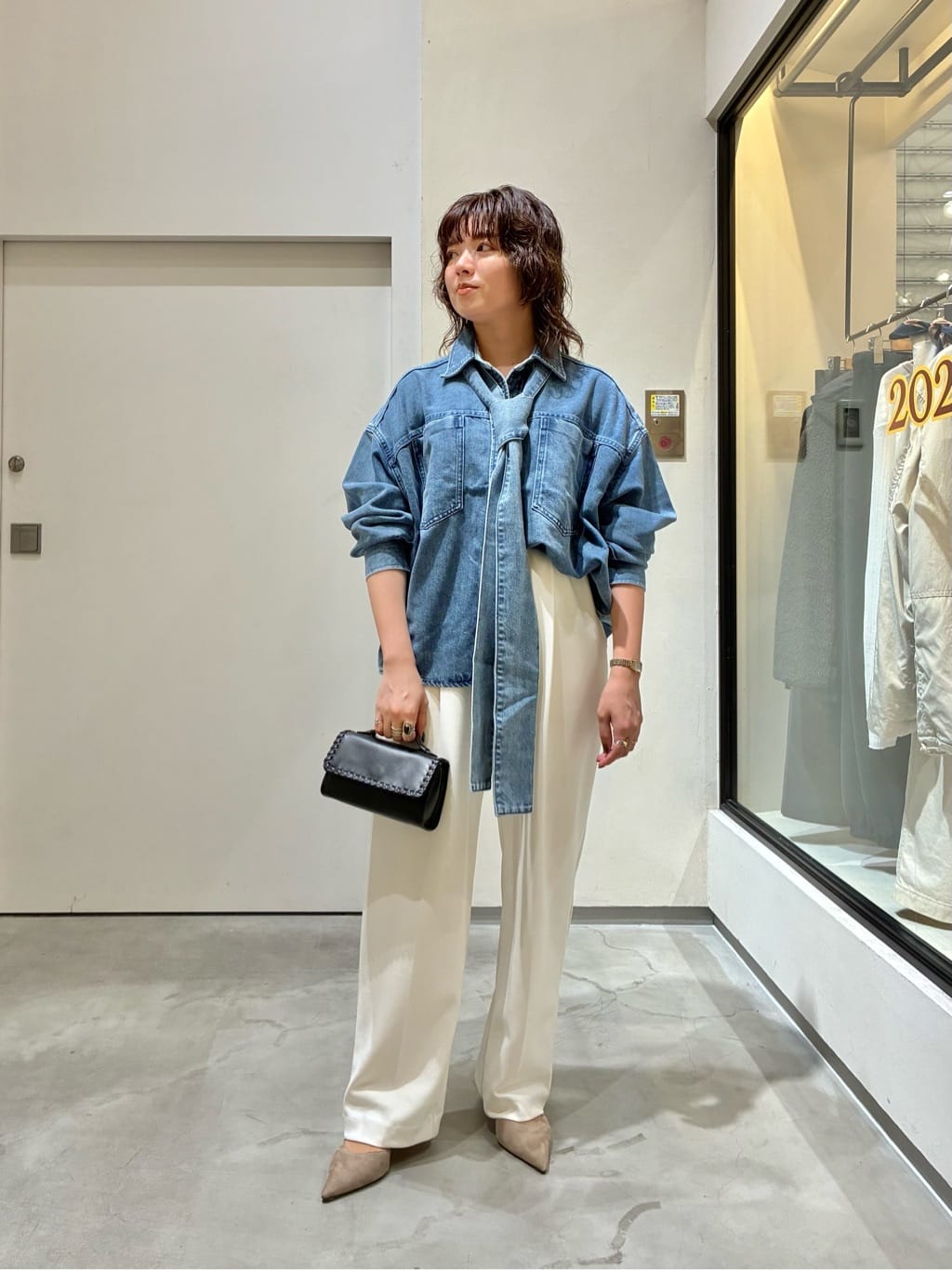 Whim Gazette | デニムボウタイシャツ | Rakuten Fashion(楽天