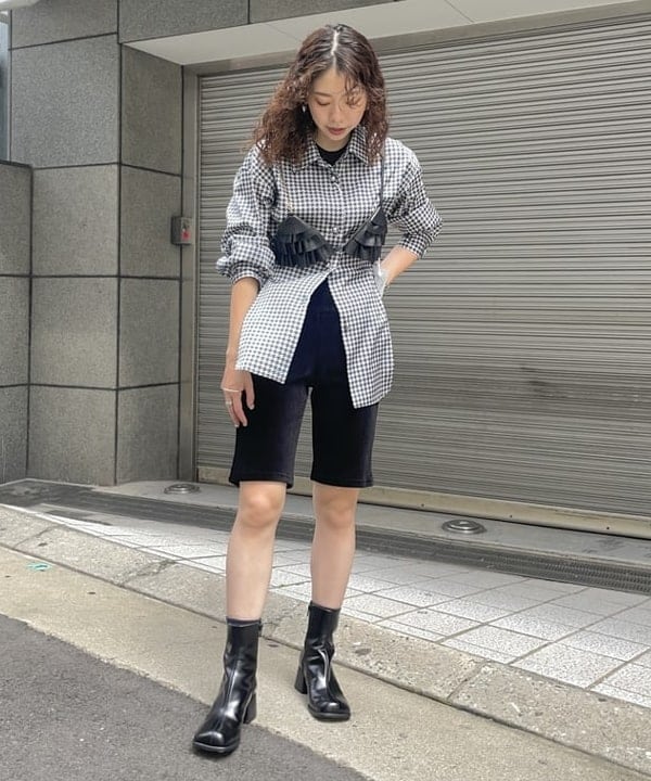 BEAMS OUTLET | カット コーデュロイ バイカー ショーツ | Rakuten