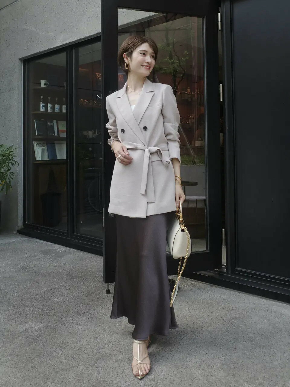 anuans | ノットディテールヒールサンダル | Rakuten Fashion(楽天