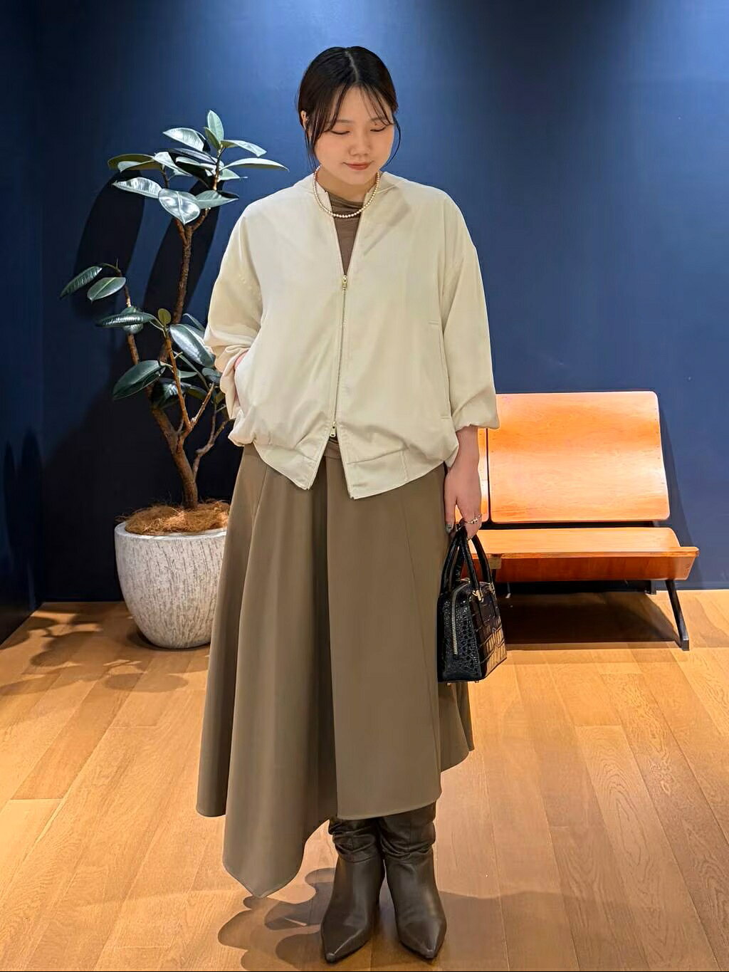 Curensology | ツイルストレッチブルゾン | Rakuten Fashion(楽天