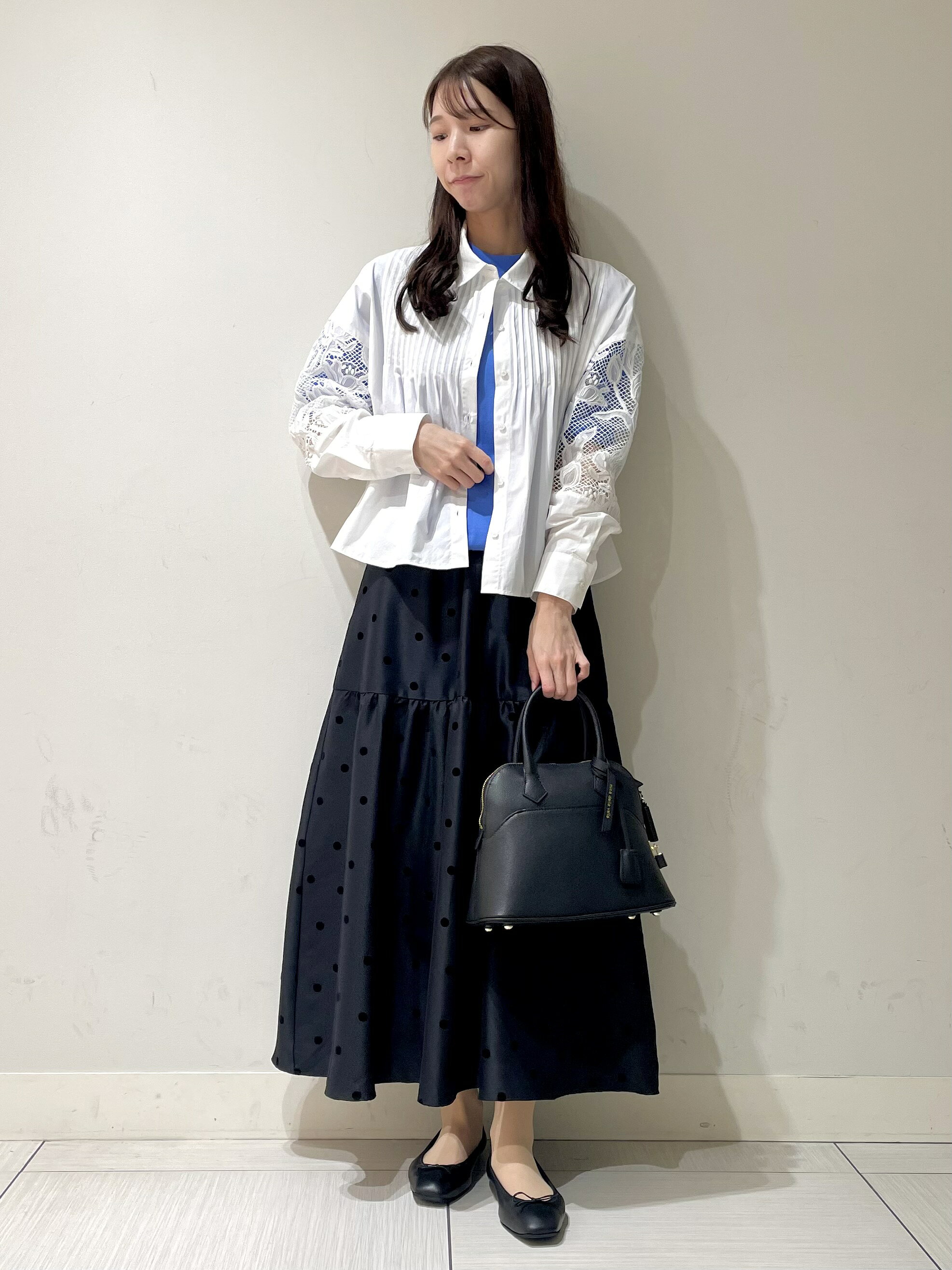 DRESSTERIOR | フロッキードットスカート | Rakuten Fashion(楽天