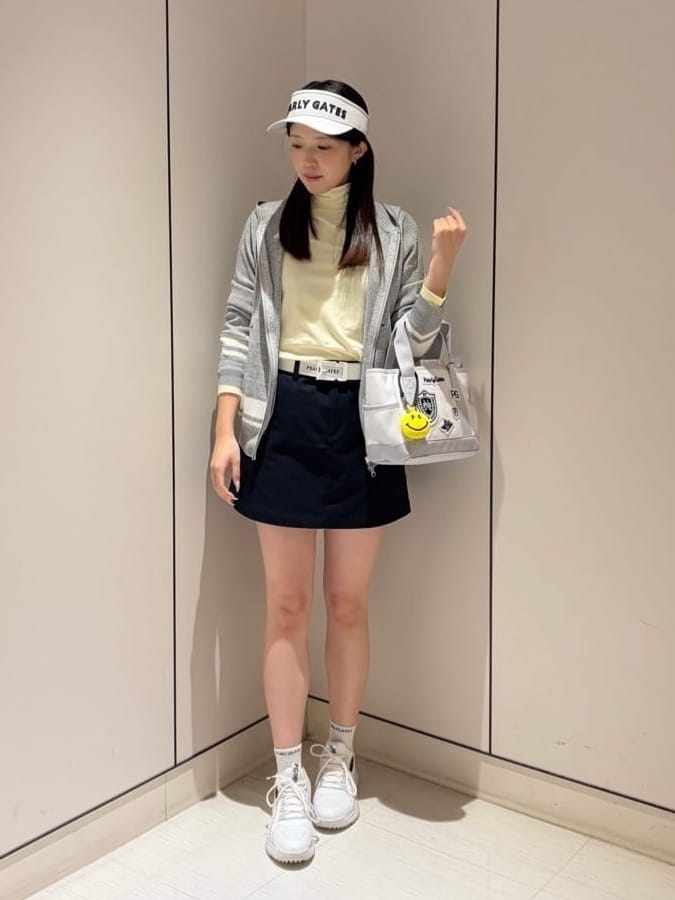 PEARLY GATES パーリーゲイツ パイル編みメッシュ ニットフーディ PEARLY GATES | 12Gフルジップニットフーディ <メッシュ柄> (WOMENS