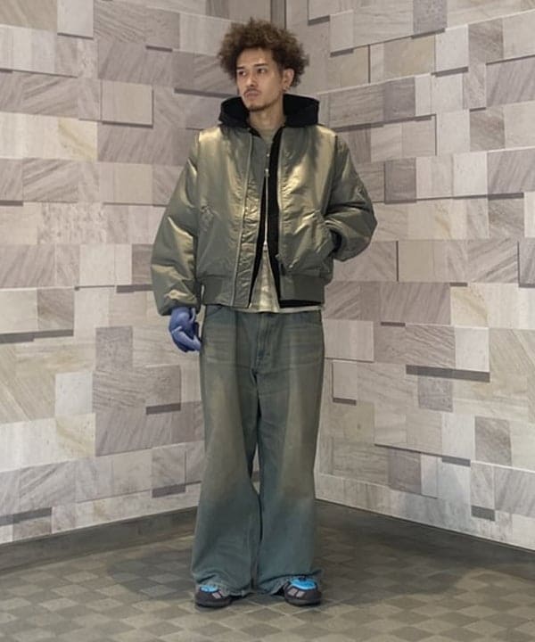 BEAMS MEN | リラックスフィット THERMOLITE(R) MA-1 (撥水) | Rakuten