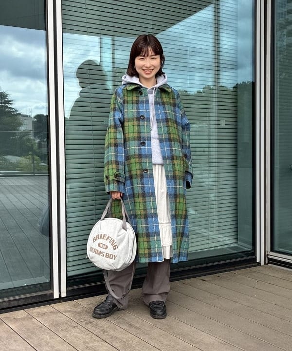 BEAMS WOMEN | ハリスツイード バルマカーン コート | Rakuten Fashion
