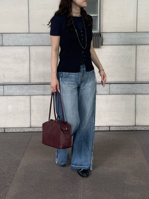 ear PAPILLONNER | ロングハンドルボストンバッグ | Rakuten Fashion