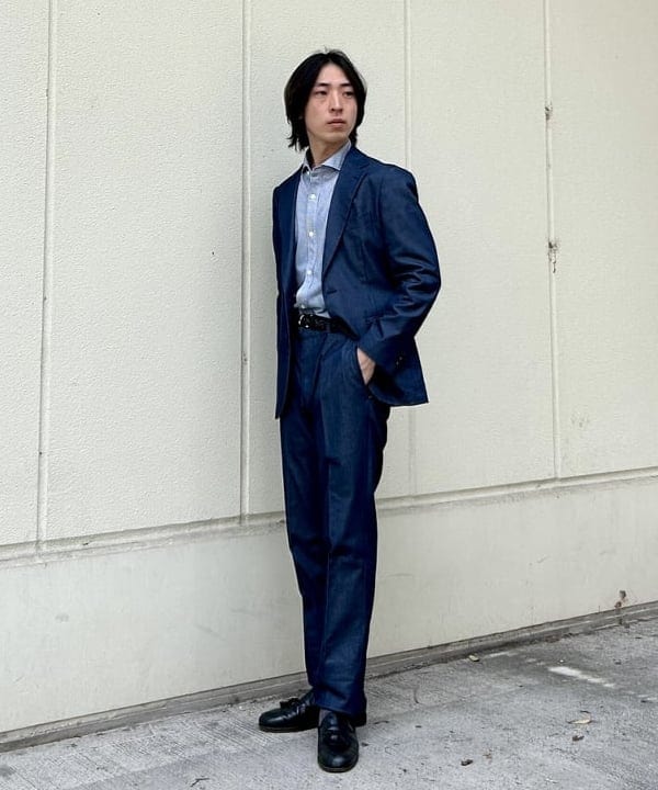 BEAMS HEART | ストレッチデニム 2ボタン ジャケット(セットアップ対応