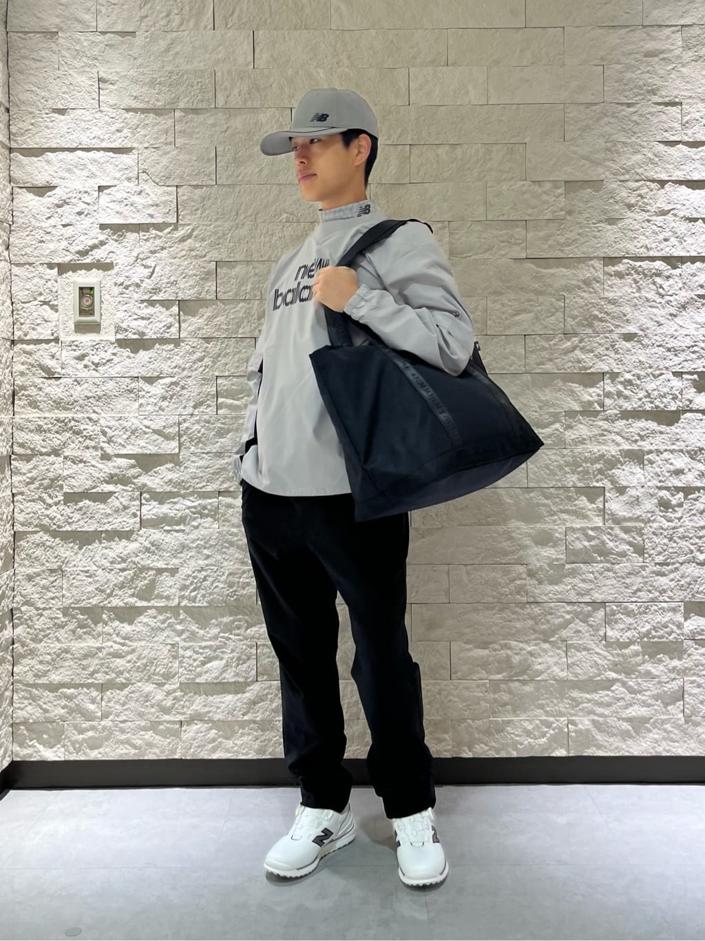 New Balance Golf | 袖脱着 クルーネック スニードジャケット (MENS