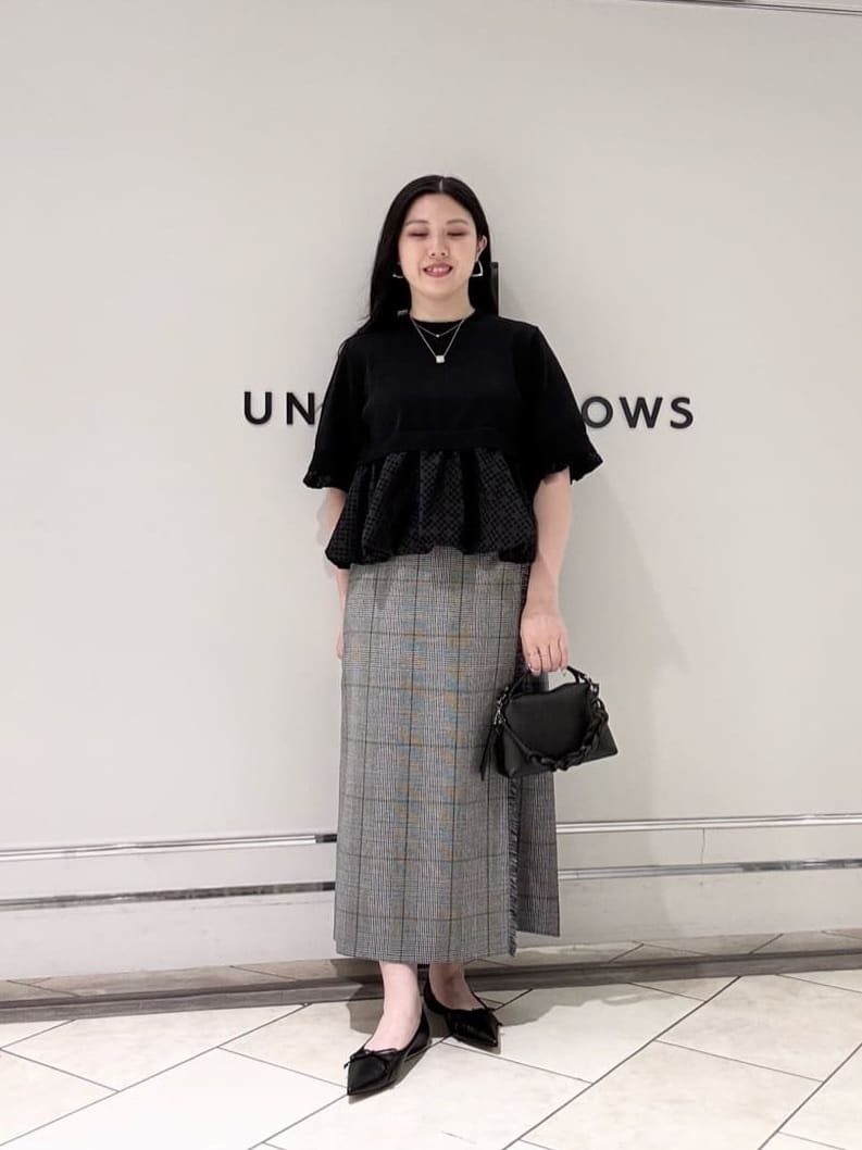 UNITED ARROWS | カットワーク バルーン シルエット ニット
