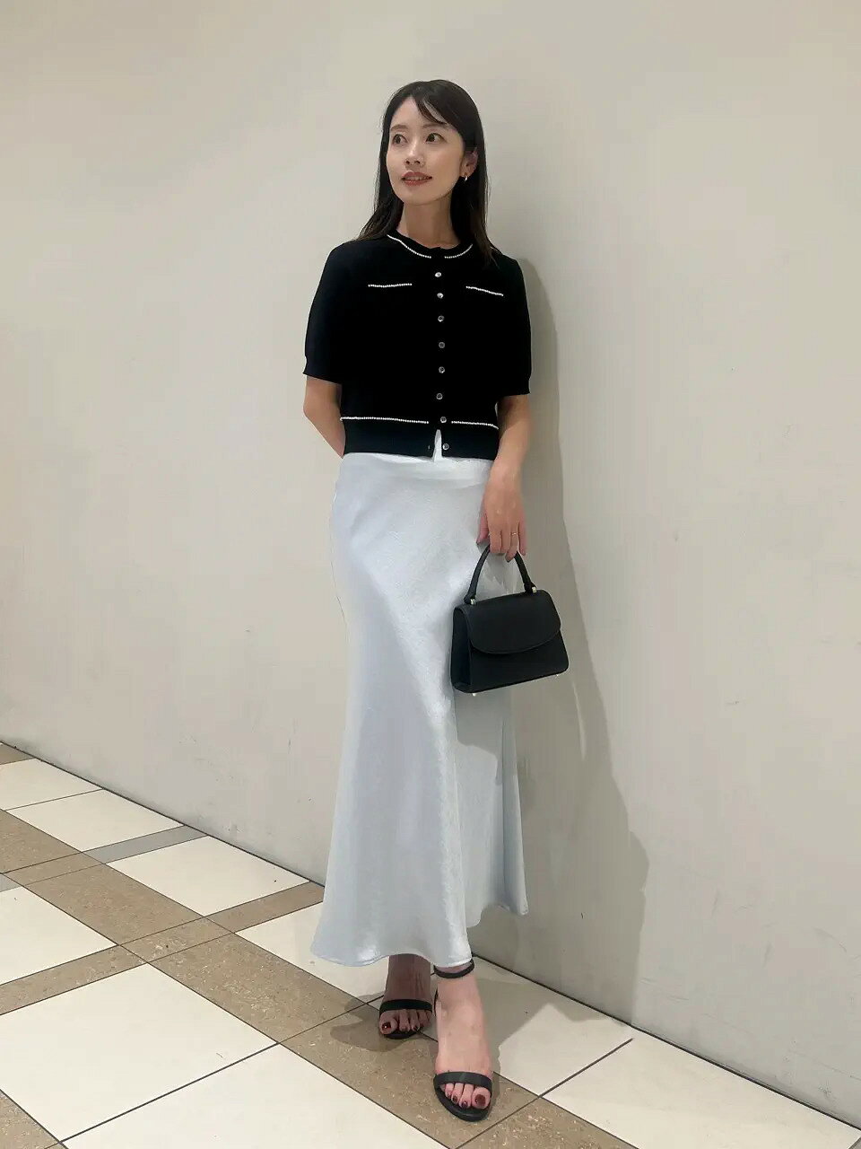 anuans | パールコンパクトニットカーディガン | Rakuten Fashion(楽天