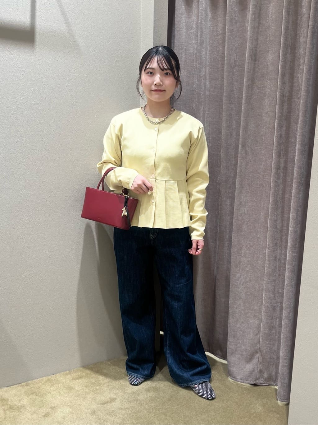 UNITED ARROWS green label relaxing | <GLR_MINE>ペプラム ニット
