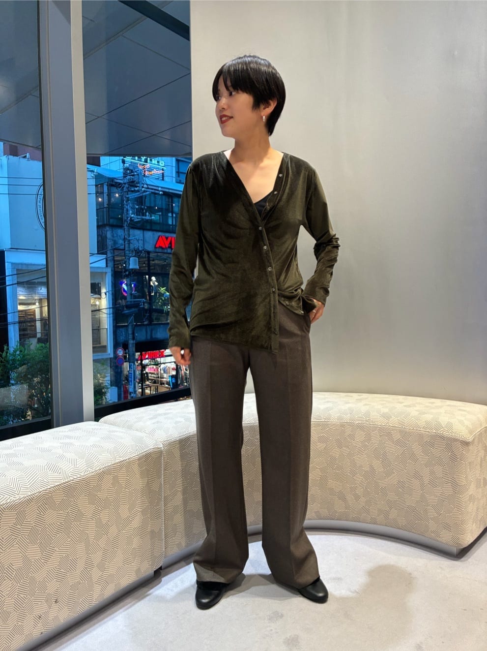 BEAUTY&YOUTH UNITED ARROWS | <6(ROKU)>シアーベロア アシンメトリー