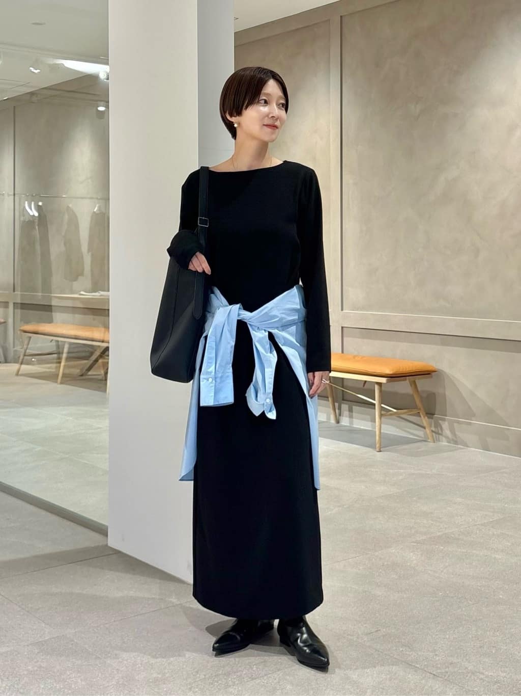 新品未使用　MARW UNITED ARROWS Vネックロングワンピース MARW UNITED ARROWS（マルゥ ユナイテッドアローズ）の「＜MARW UNITED