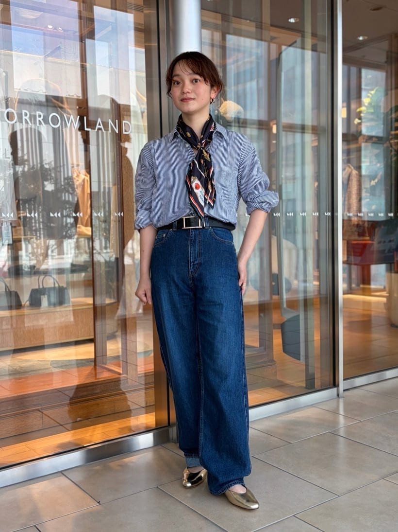 TOMORROWLAND | デニム ワイドストレートパンツ | Rakuten Fashion
