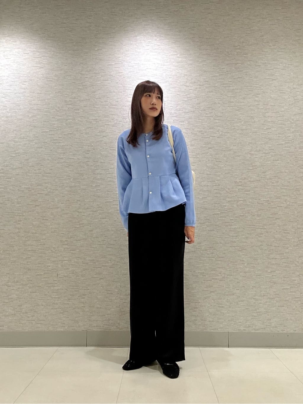 UNITED ARROWS 襟付きペプラムカーディガン ニットウォッシャブル BEAUTY&YOUTH UNITED ARROWS | ペプラム ボタン カーディガン