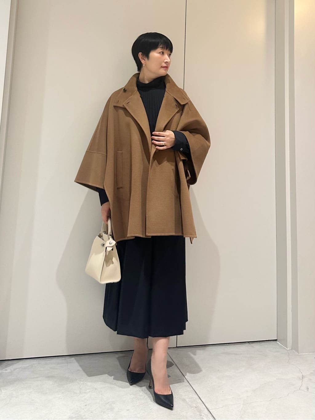 ESTNATION | ESTNATION / 【CLASSY. 11月号掲載】ウールカシミヤケープ