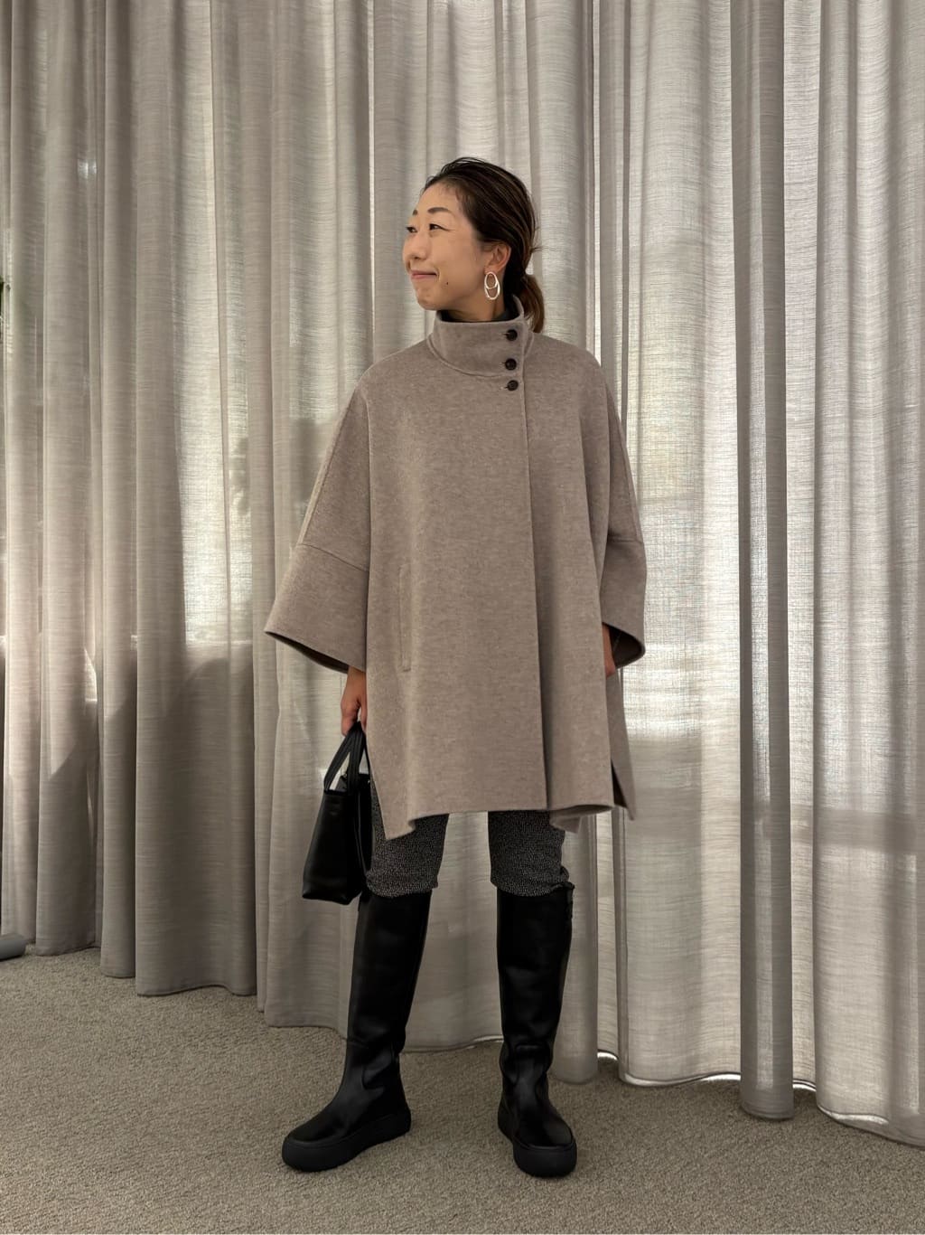 ESTNATION | ESTNATION / 【CLASSY. 11月号掲載】ウールカシミヤケープ
