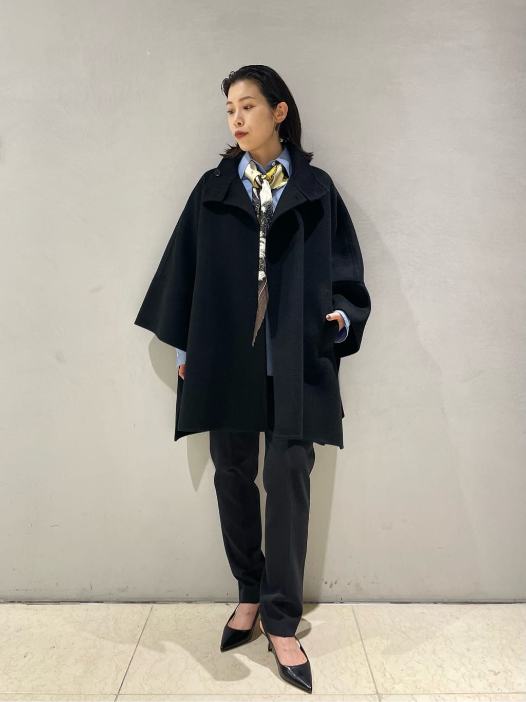 ESTNATION | ESTNATION / 【CLASSY. 11月号掲載】ウールカシミヤケープ