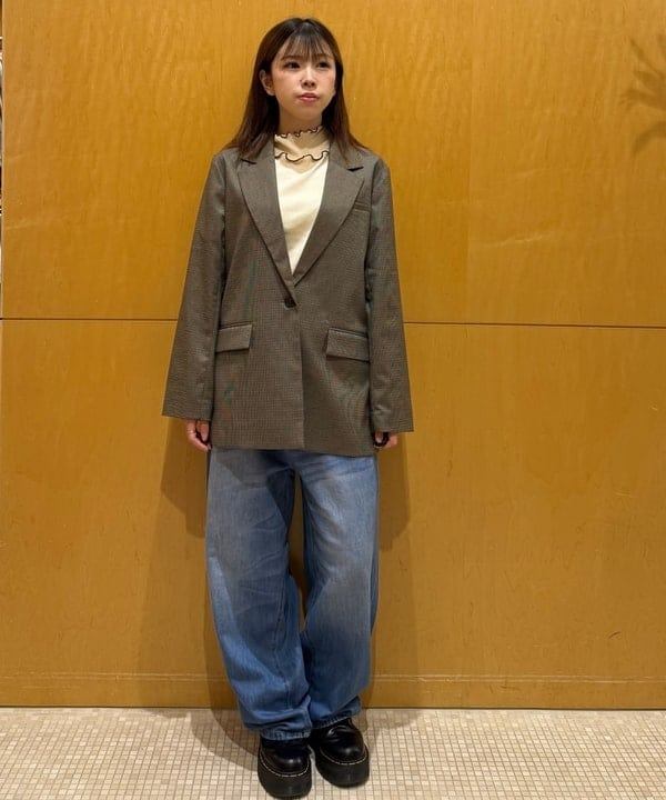 BEAMS HEART | チェック柄 ビッグ テーラード ジャケット 26AW 秋新作