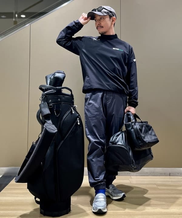 BEAMS GOLF | ORANGE LABEL / USシリーズ SQR 肩ジップ モックネック
